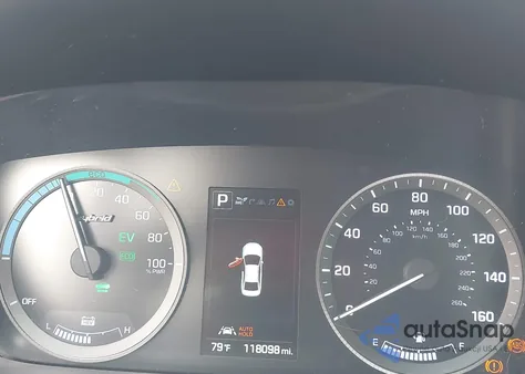 2016 Hyundai Sonata Hybrid Limited z USA, uszkodzony, nr VIN KMHE34L17GA010307